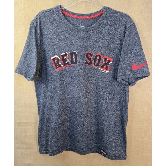 Nike Boston Red Sox MLB Genuine Merchandise Short Sleeve Dri Fit‎ T-Shirt Size L - Picture 1 of 5